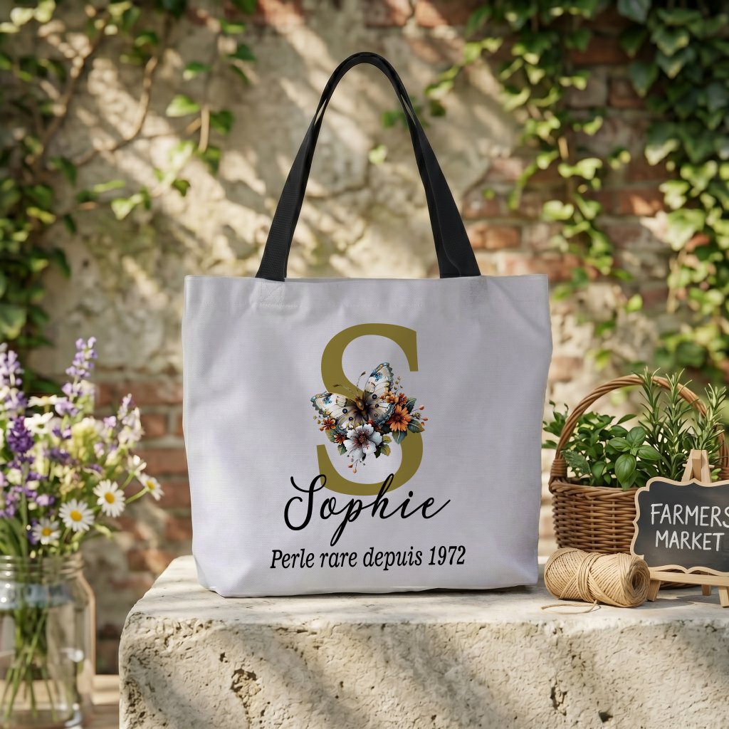 Sac de plage personnalisé avec prénom